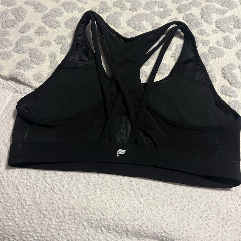 Fabletics Black Principle High Impact Sports Bra - image 2